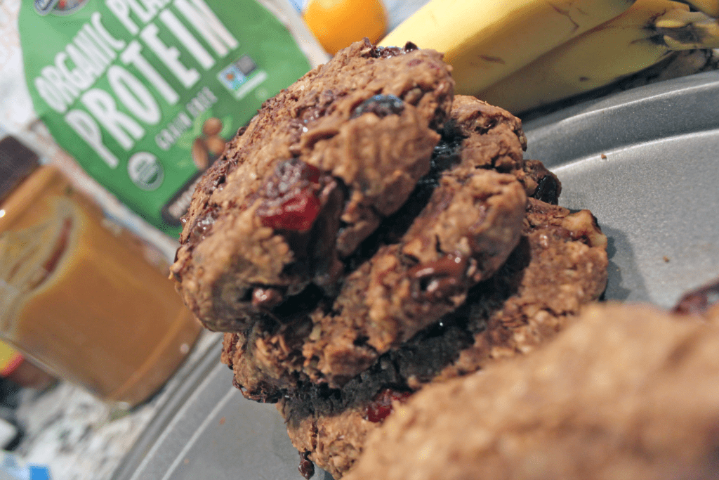 Cranberry Walnut Chocolate Chip Protein Cookies